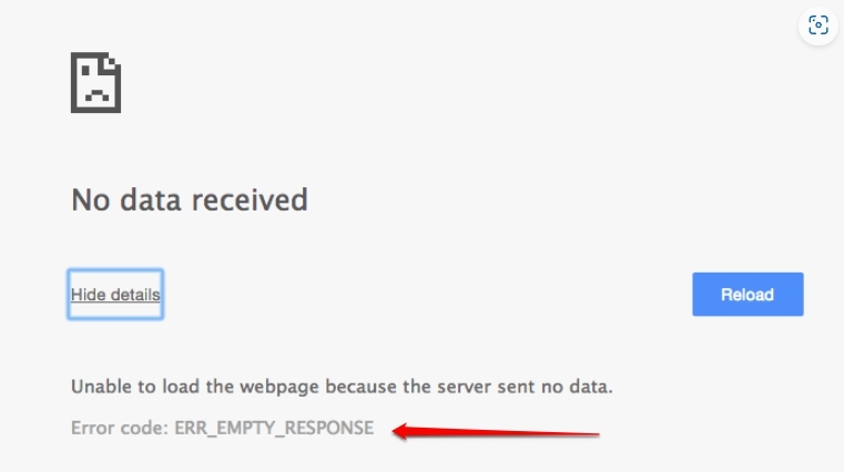Fix  ERR EMPTY RESPONSE error in Google Chrome - 34
