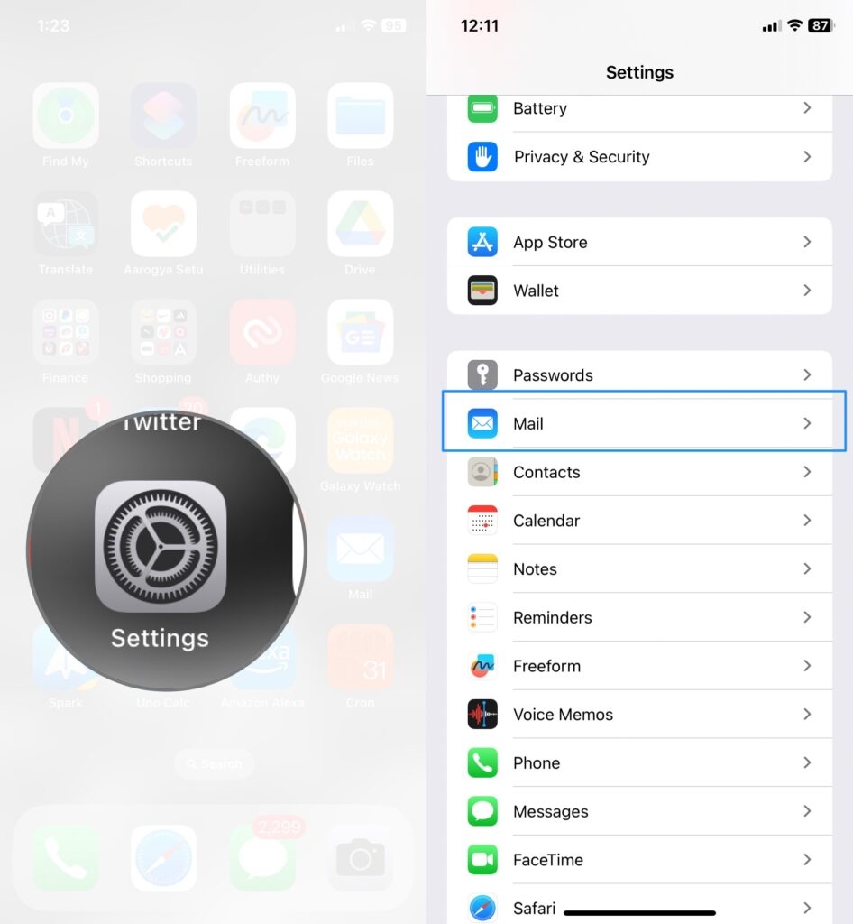 iPhone Settings - Your Network Preferences Prevent Content from Loading Privately