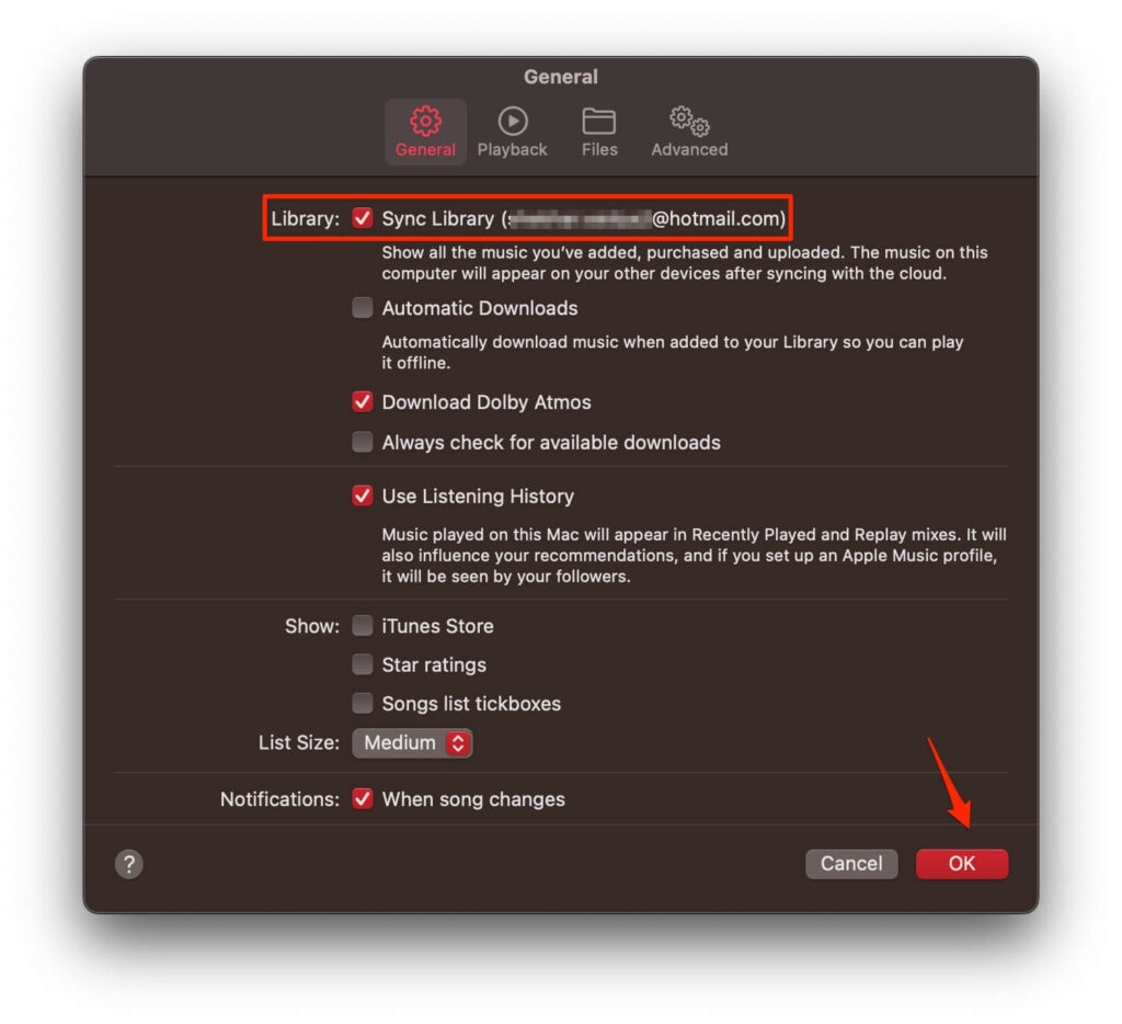 Verify Apple Music Sync Mac
