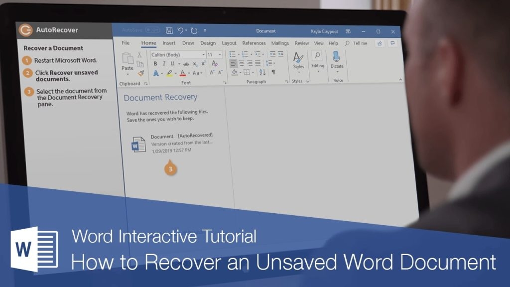 How To Recover Unsaved Word Document  - 13