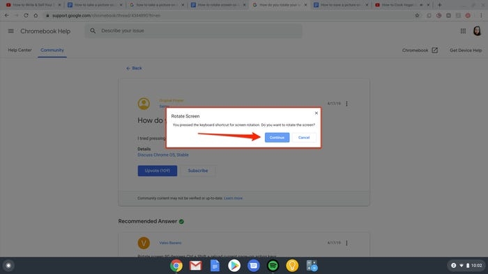 How to Rotate Screen on Chromebook  - 11