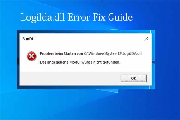 How to Fix the ‘LogiLDA.dll is missing’ error?