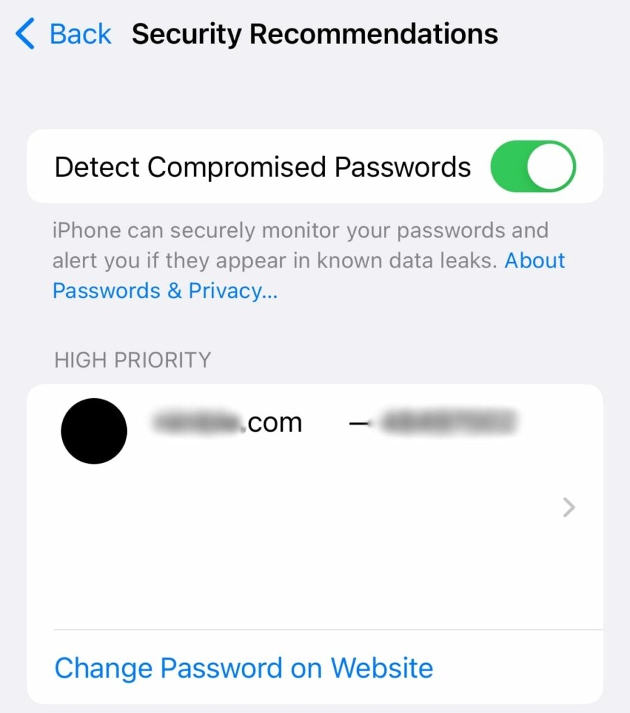 Fix   This Password Appeared In A Data Leak  on iPad iPhone - 21