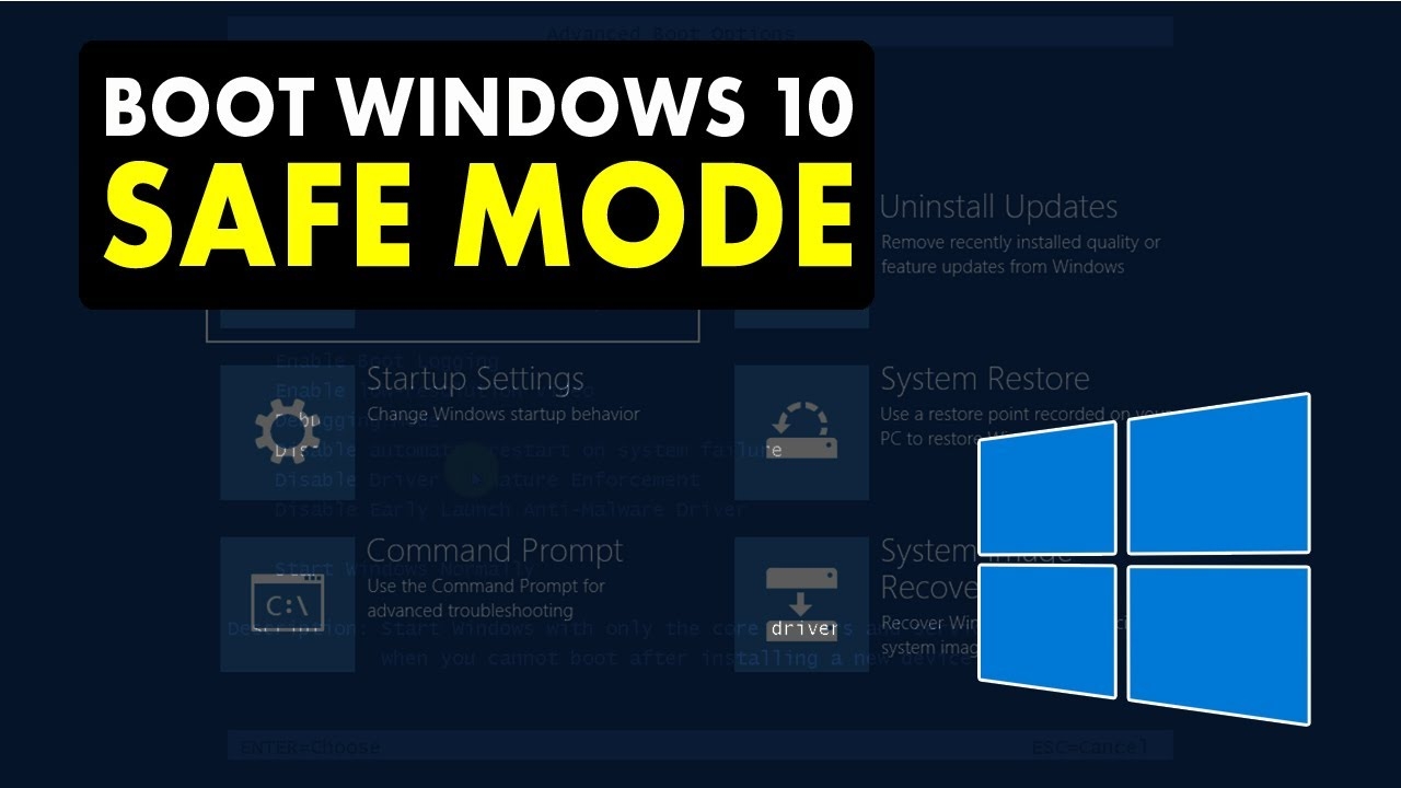 How to start windows in safe mode techlatest