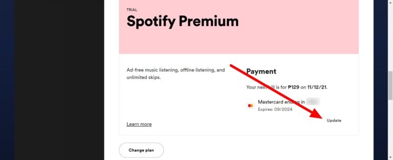 How to Change Spotify Payment?