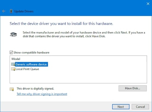 Fix: Printer Driver is unavailable on Windows 10