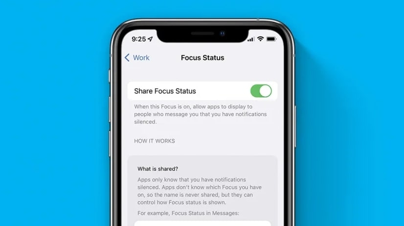 What Does Share Focus Status Mean on iOS  - 48