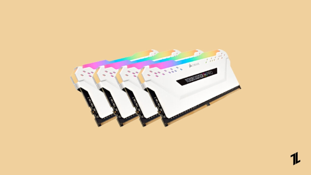 VENGEANCE® RGB PRO 32GB (4 x 8GB) DDR4 - White Gaming PC Build Under 2300 USD with Ryzen 5 5800X and RTX 3080