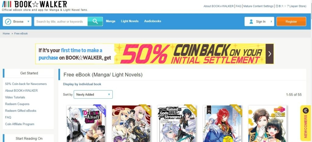 Book Walker - Best Manga Reading Website