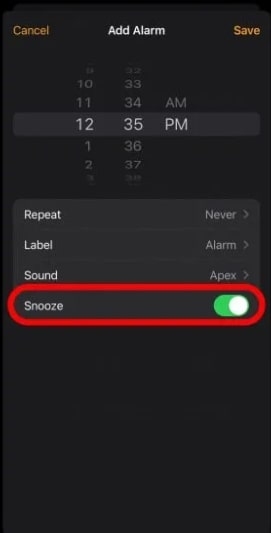 How To Change Snooze Time On iPhone  - 7