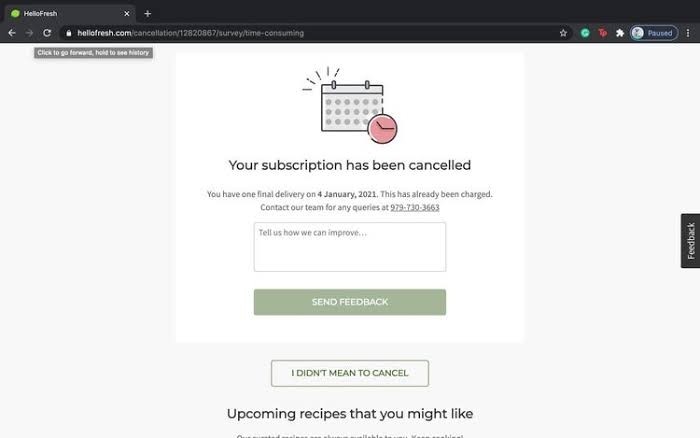 How to Cancel HelloFresh Subscription  - 19