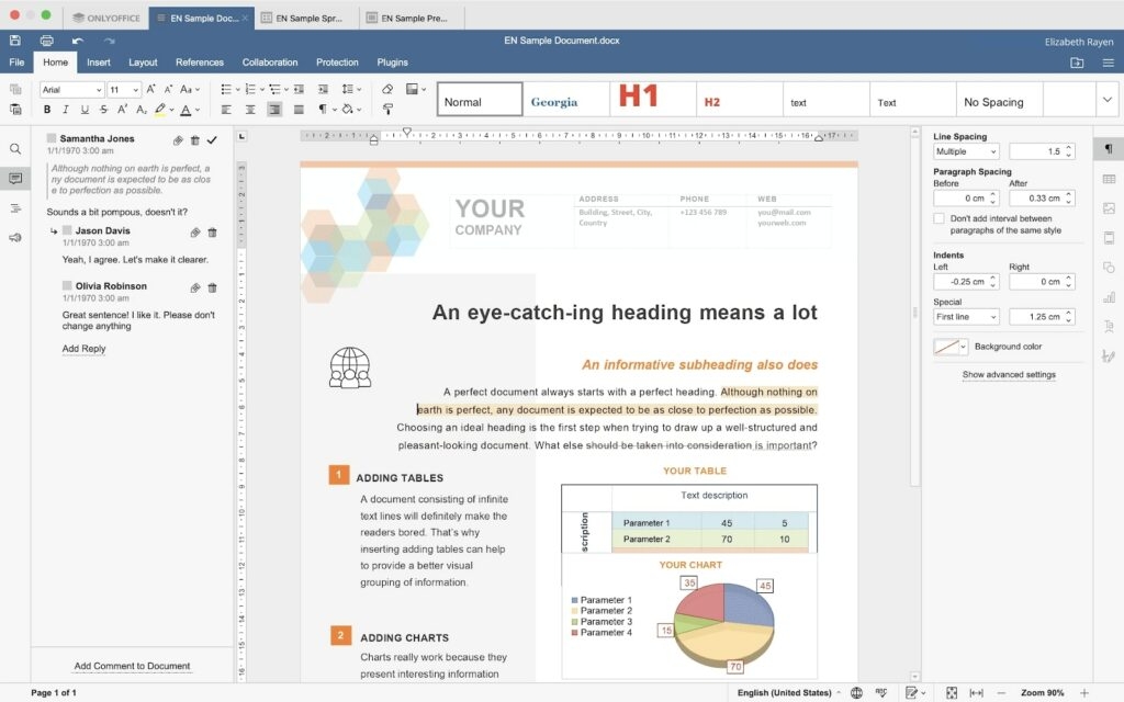 ONLYOFFICE Desktop Editors  A Free Office Suite For Windows - 10