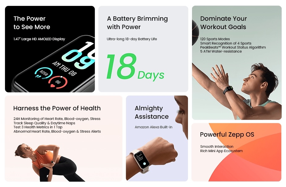 Amazfit Band 7 Features