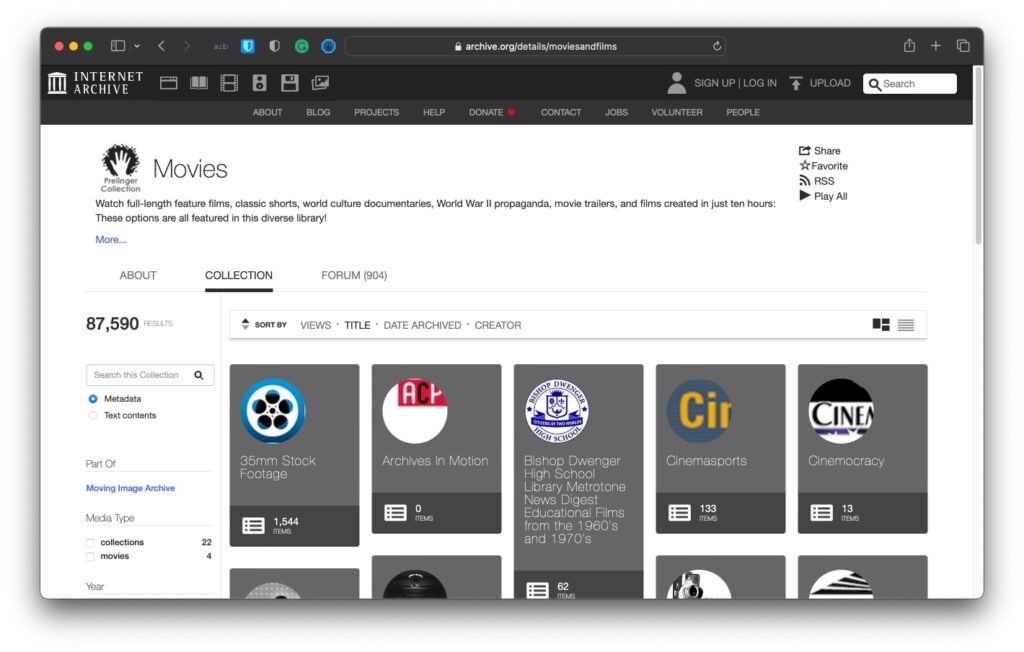 Internet Archive Movies - Download Movies for Free