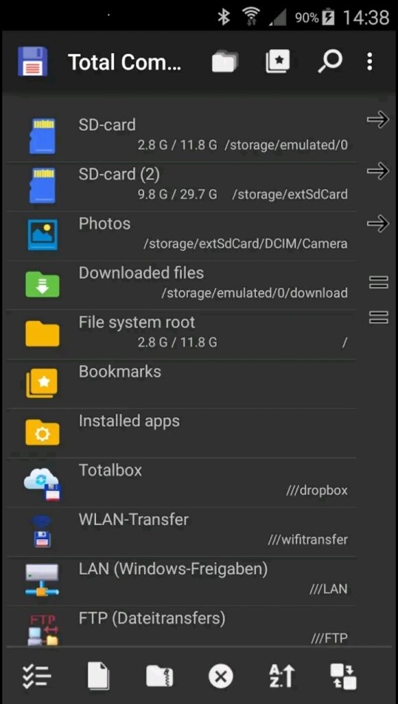 File Managers for Rooted Android