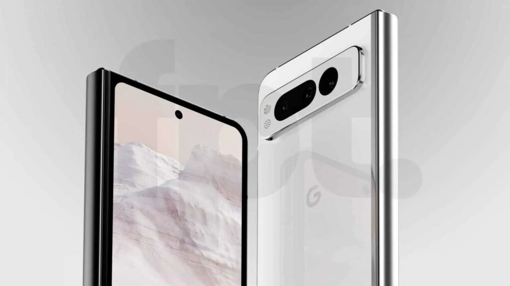 Google Pixel Fold Front And Back