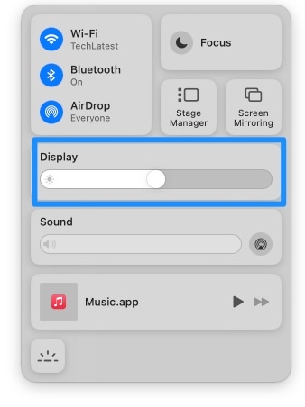 macOS Screen Brightness