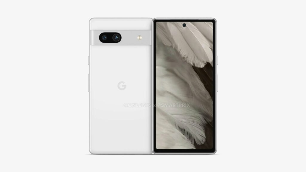 Google Pixel 7A Front and Back