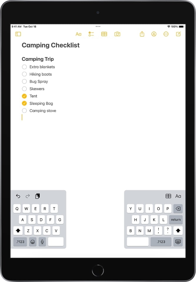 How to Fix Split Keyboard on iPad  - 80