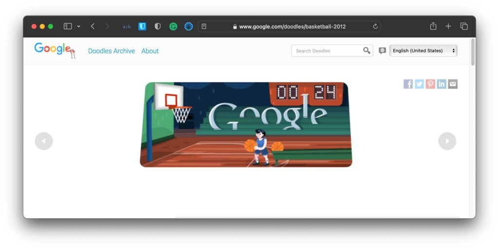 Google Basketball - Free Games on Google