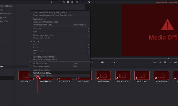 Fix  DaVinci Resolve Media Offline Issue - 66