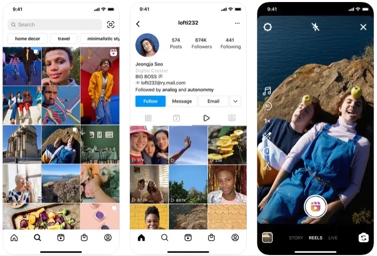Instagram - Лучшее приложение для обмена лицами