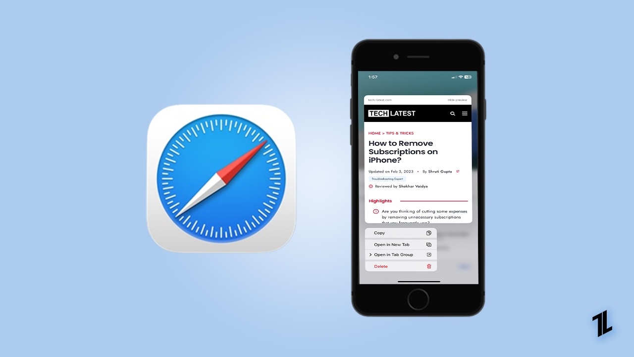 How to Remove Frequently Visited on iPhone (Safari Browser)? | TechLatest