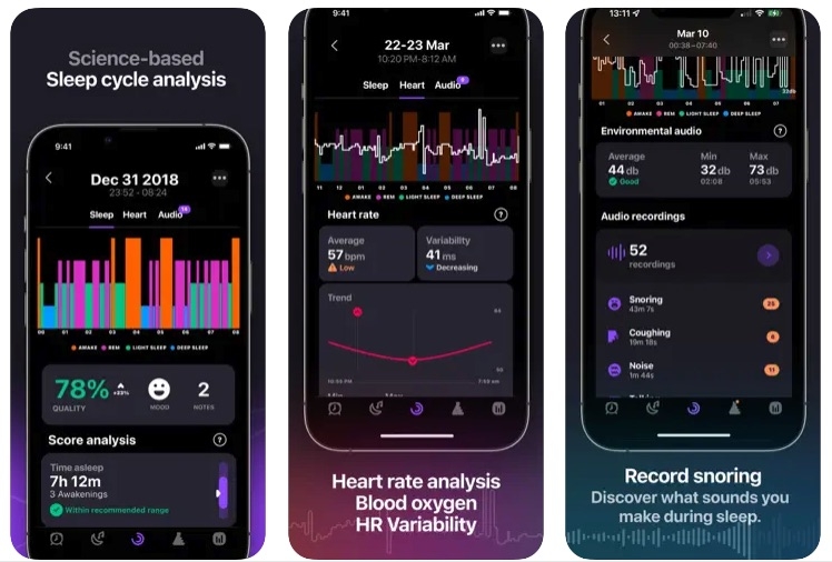Pillow — Auto Sleep Tracker — приложение для сна для Apple Watch