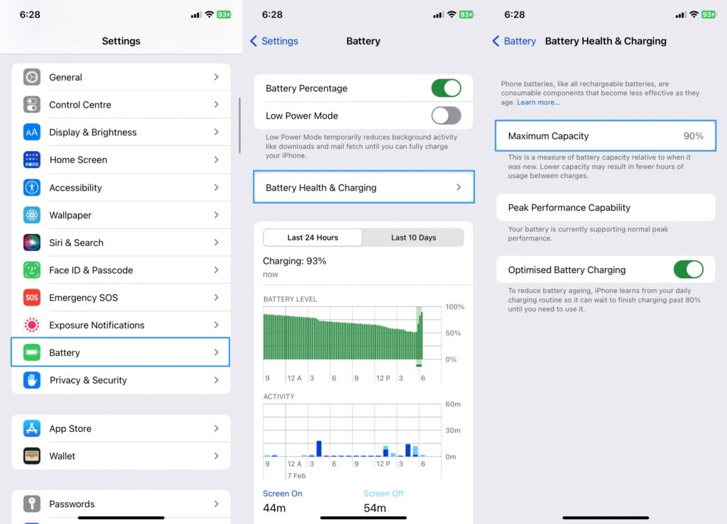 iPhone Battery Health - iPhone Keeps Turning On and Off