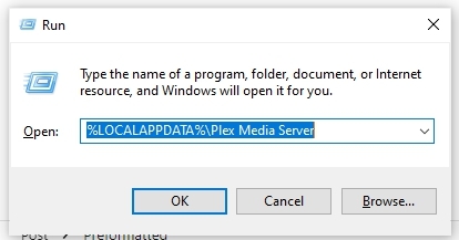 RUN- Plex Media Server - Plex Media Scanner Has Stopped Working