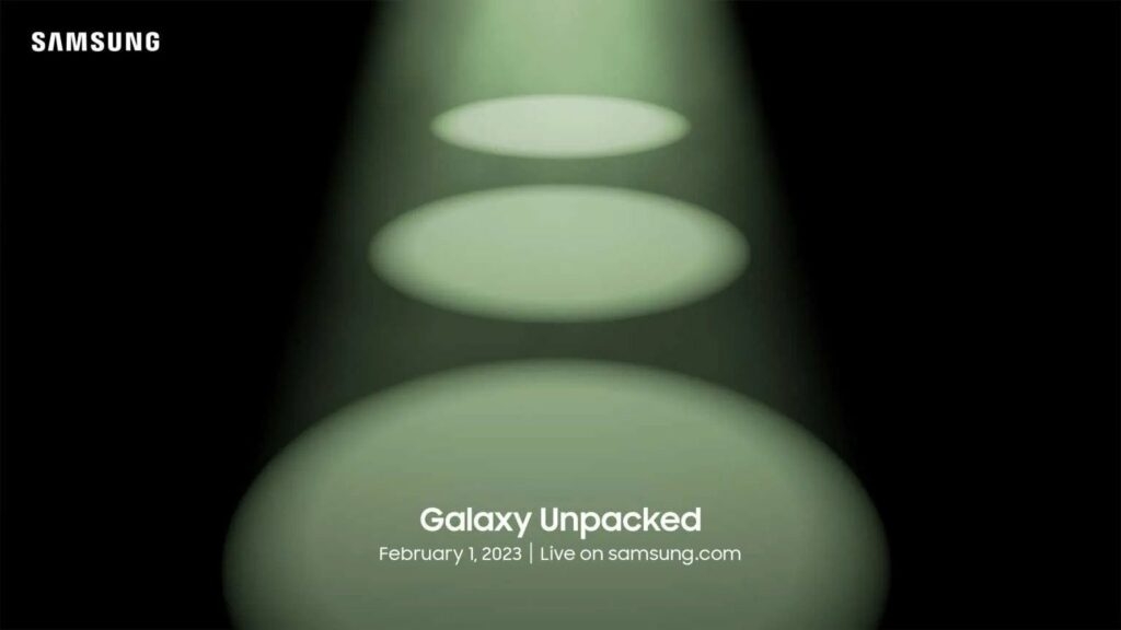Samsung Galaxy S23 Unpacked Event Invite
