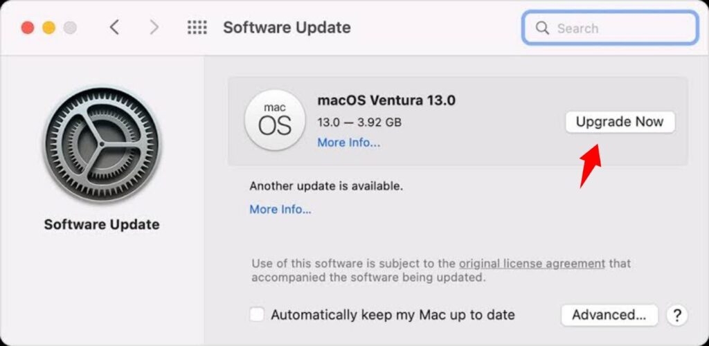 Software Update - MacBook Menu Bar Disappeared