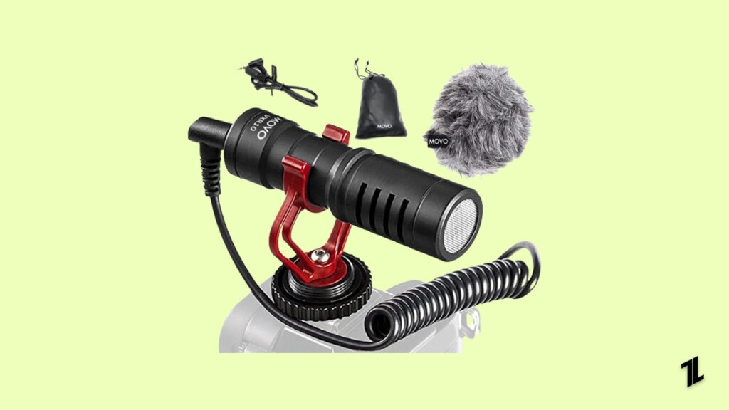 Movo VXR10 Universal Video Microphone - Action Camera Microphone Attachments