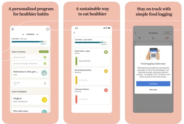 Noom - приложение для подсчета калорий для Android и iOS