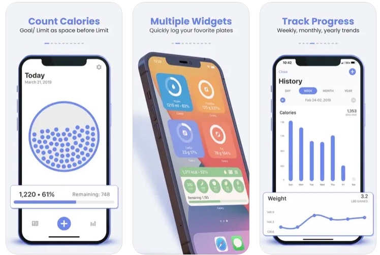 Calory - приложение для подсчета калорий для Android и iOS