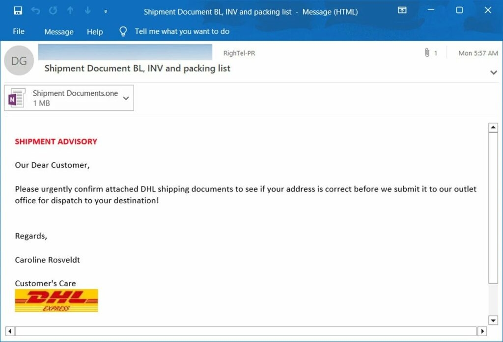 Attackers Abusing OneNote Attachments to Spread RAT Malware 22