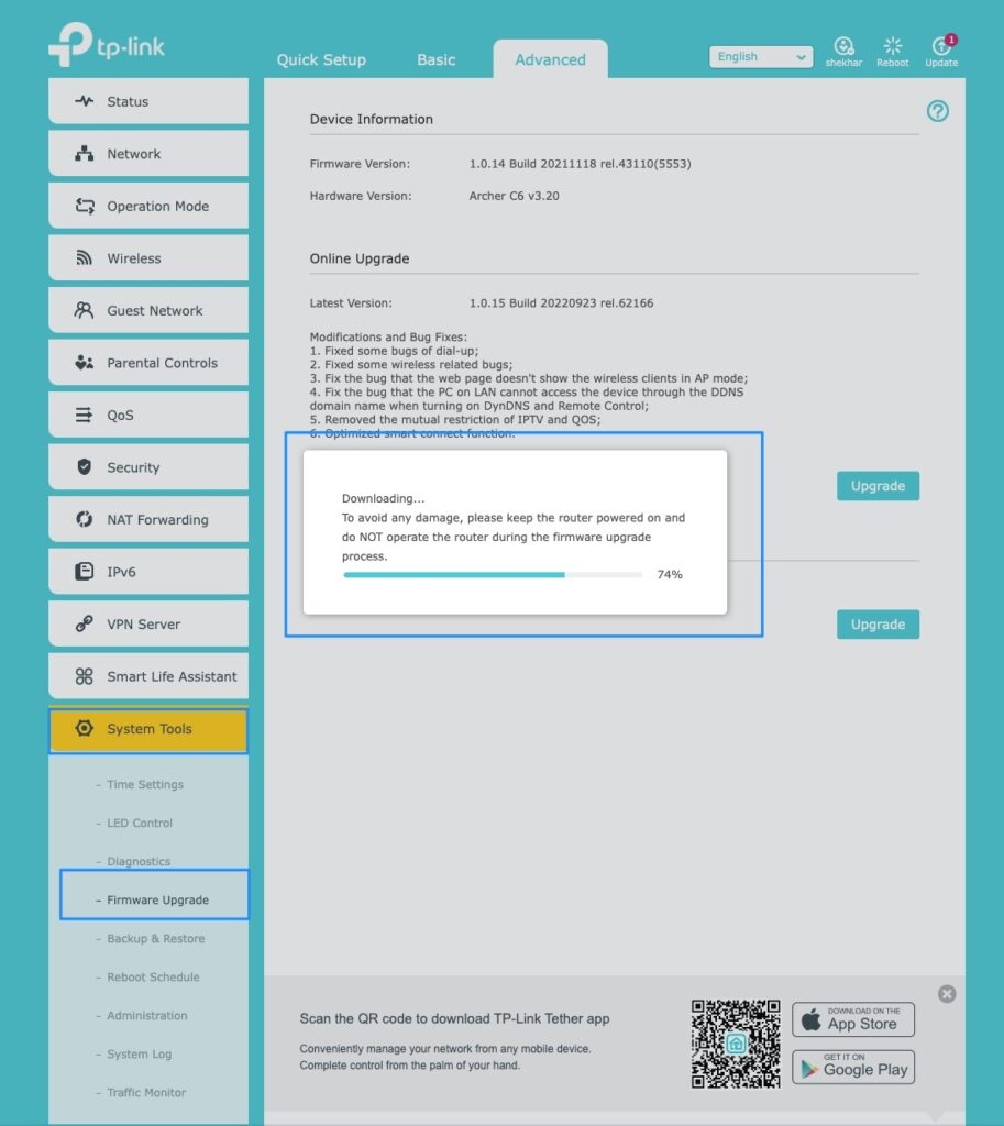 Router Firmware Update - This network is blocking encrypted DNS trafficv