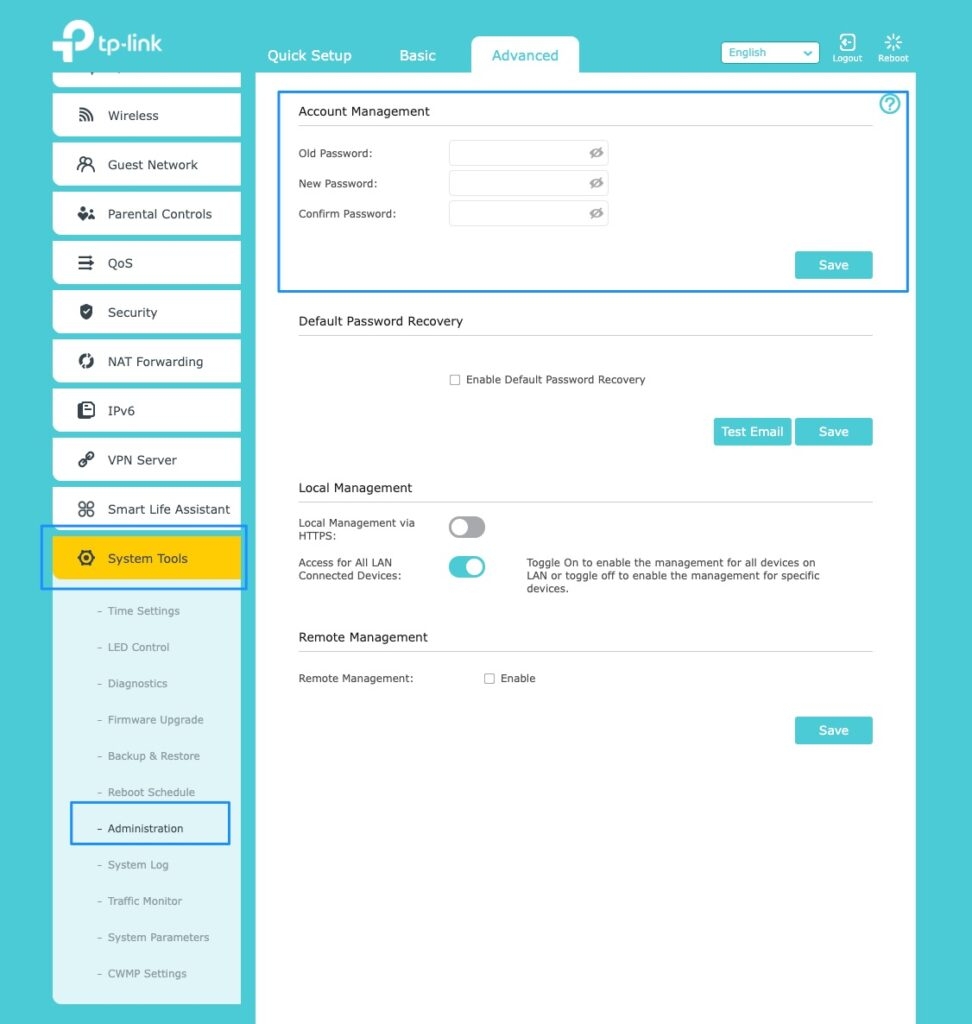 Change Router Admin Password - This network is blocking encrypted DNS traffic