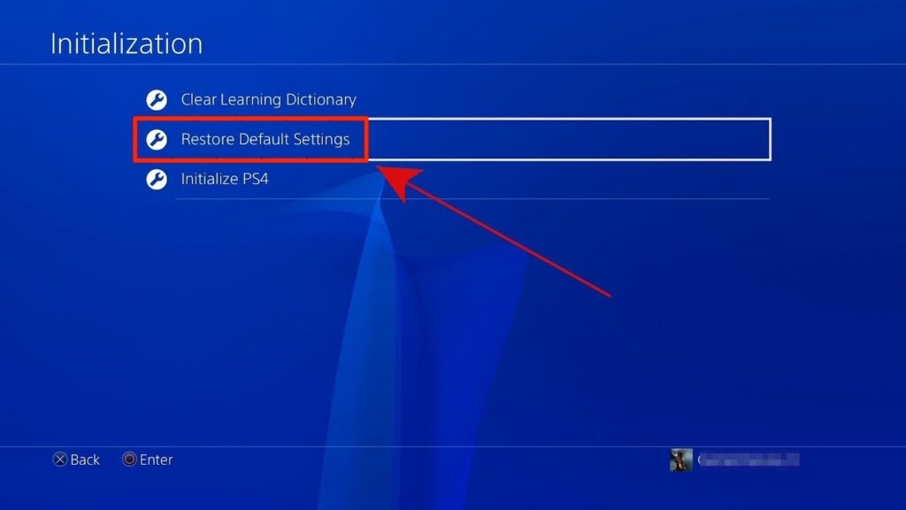 Reset Playstation Settings - Error WS-37469-9 on PlayStation 4