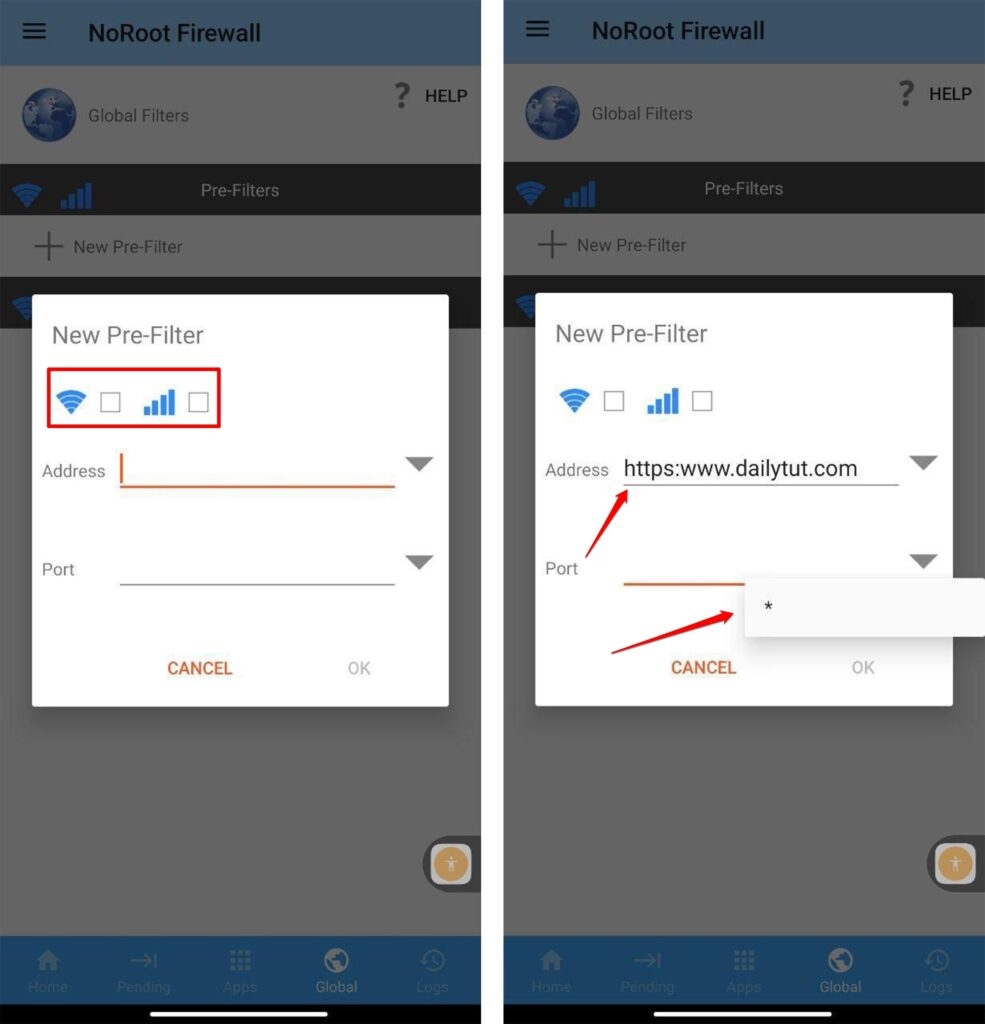 Block Websites with NoRoot Firewall - Block Websites on Android