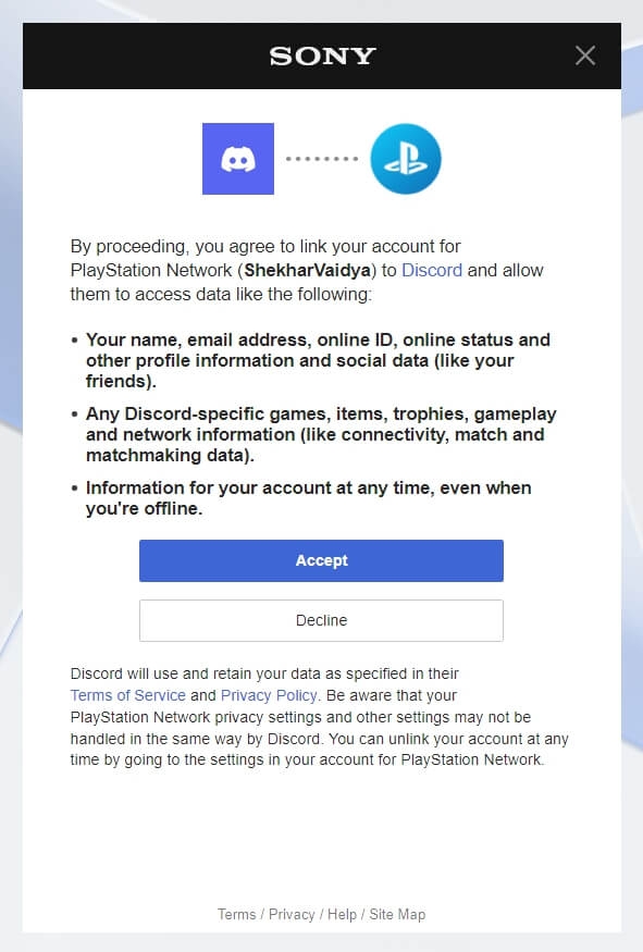 Connect PlayStation Network Account to Discord - Discord on PS4 and PS5