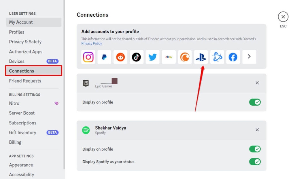 Connect PlayStation Network Account to Discord - Discord on PS4 and PS5