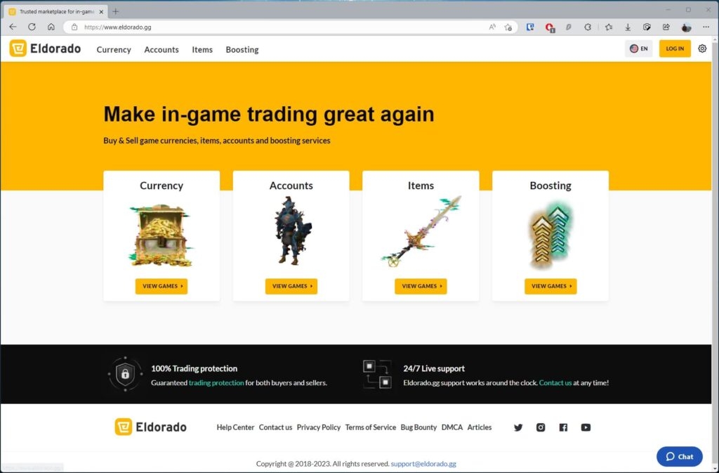Is Eldorado.gg Legit and Safe for Purchasing In-game Items?