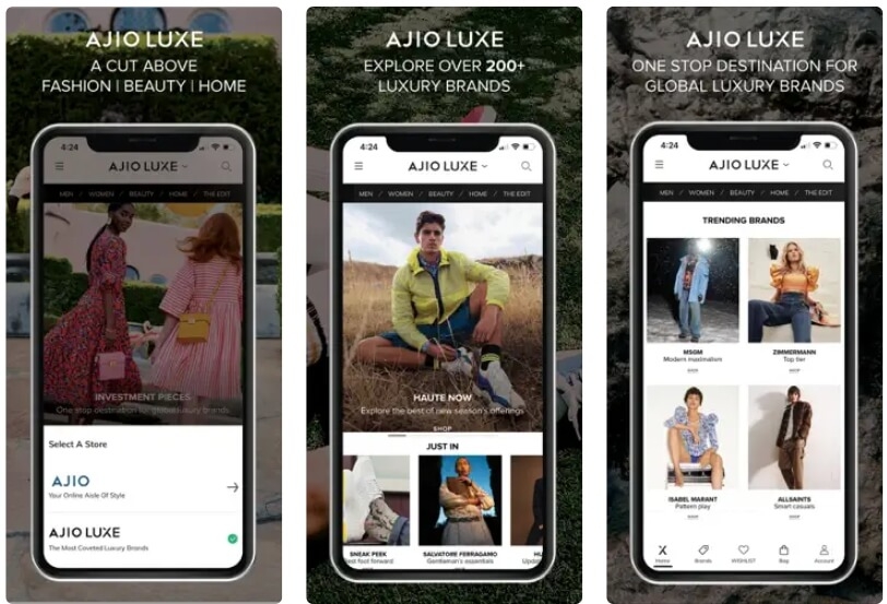 Ajio - лучшие приложения для покупки одежды в Индии