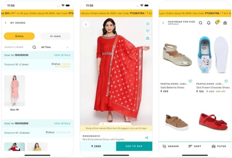 Pantaloons - лучшие приложения для покупки одежды в Индии