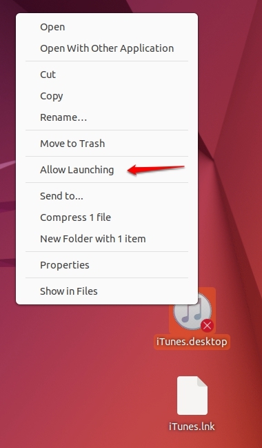 iTunes Permission - iTunes on Ubuntu