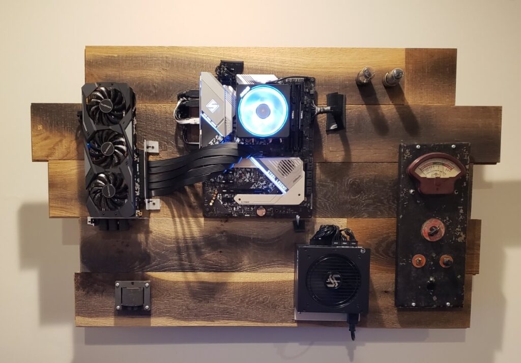 A Modern Yet Classic PC - Wall-Mounted PC Examples