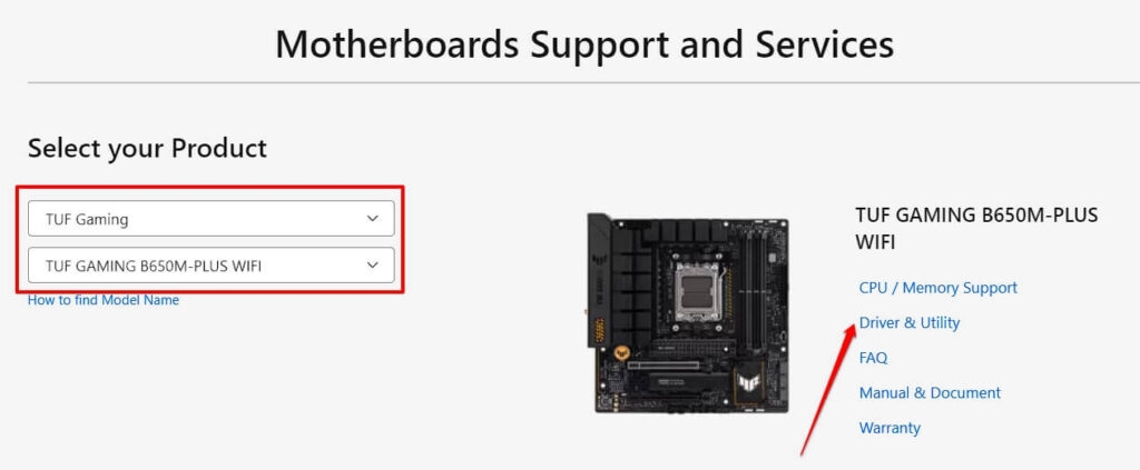 Asus Motherboard Support