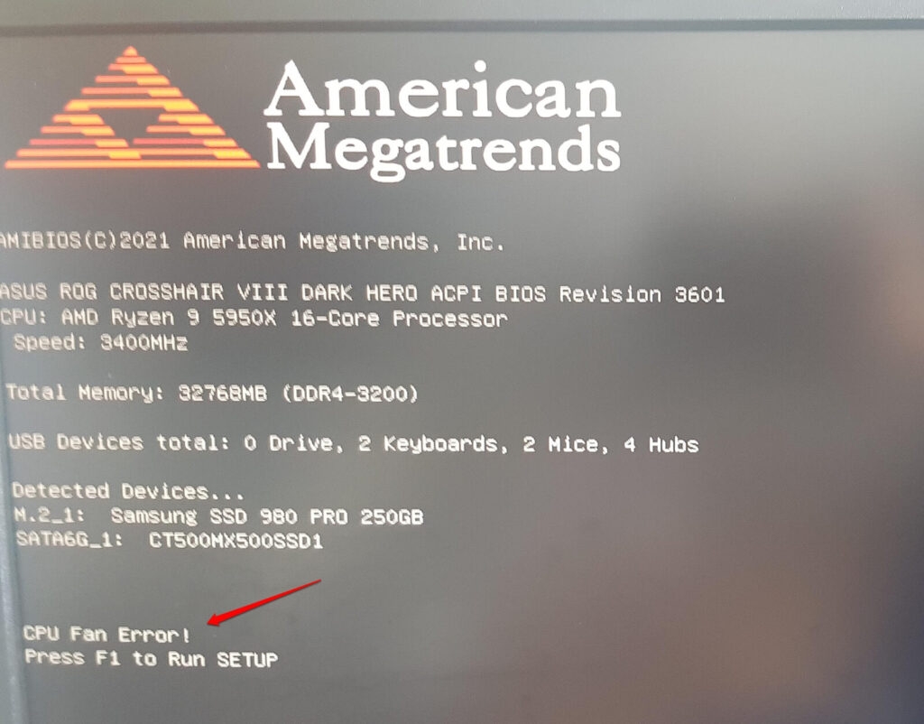 How to fix the CPU Fan Error in ASUS Motherboard  - 37