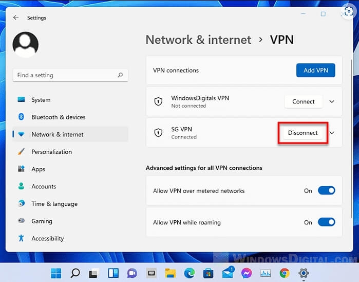 Отключить VPN — код ошибки Paramount Plus 3205